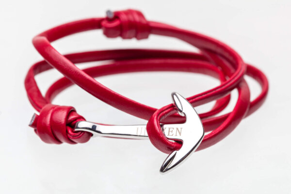 PULSERA ANCLA CUERO - Imagen 2