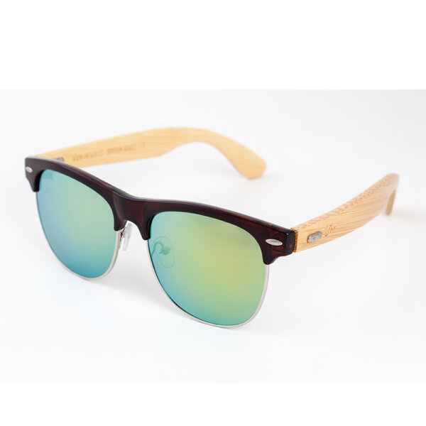 FLIGHT GREEN MIRROR – WOODEN SUNGLASSES