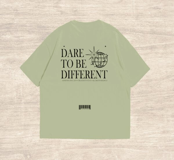 Dare to Be T-Shirt (Avocado Green) - Imagen 7