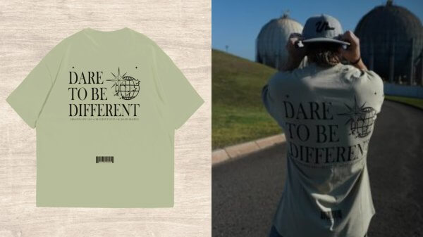 Dare to Be T-Shirt (Avocado Green)