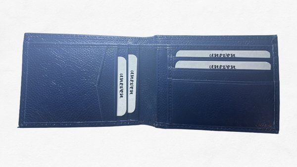 Cartera Azul Oscuro (Piel) RFID - Imagen 3